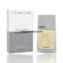 Indlæs billede til gallerivisning L’Immensité Classique Pour Homme | Eau De Parfum 100ml | by Milestone Perfumes