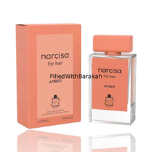 Φόρτωση εικόνας σε προβολέα Gallery, Narcisa For Her Amber | Eau De Parfum 100ml | by Milestone Perfumes