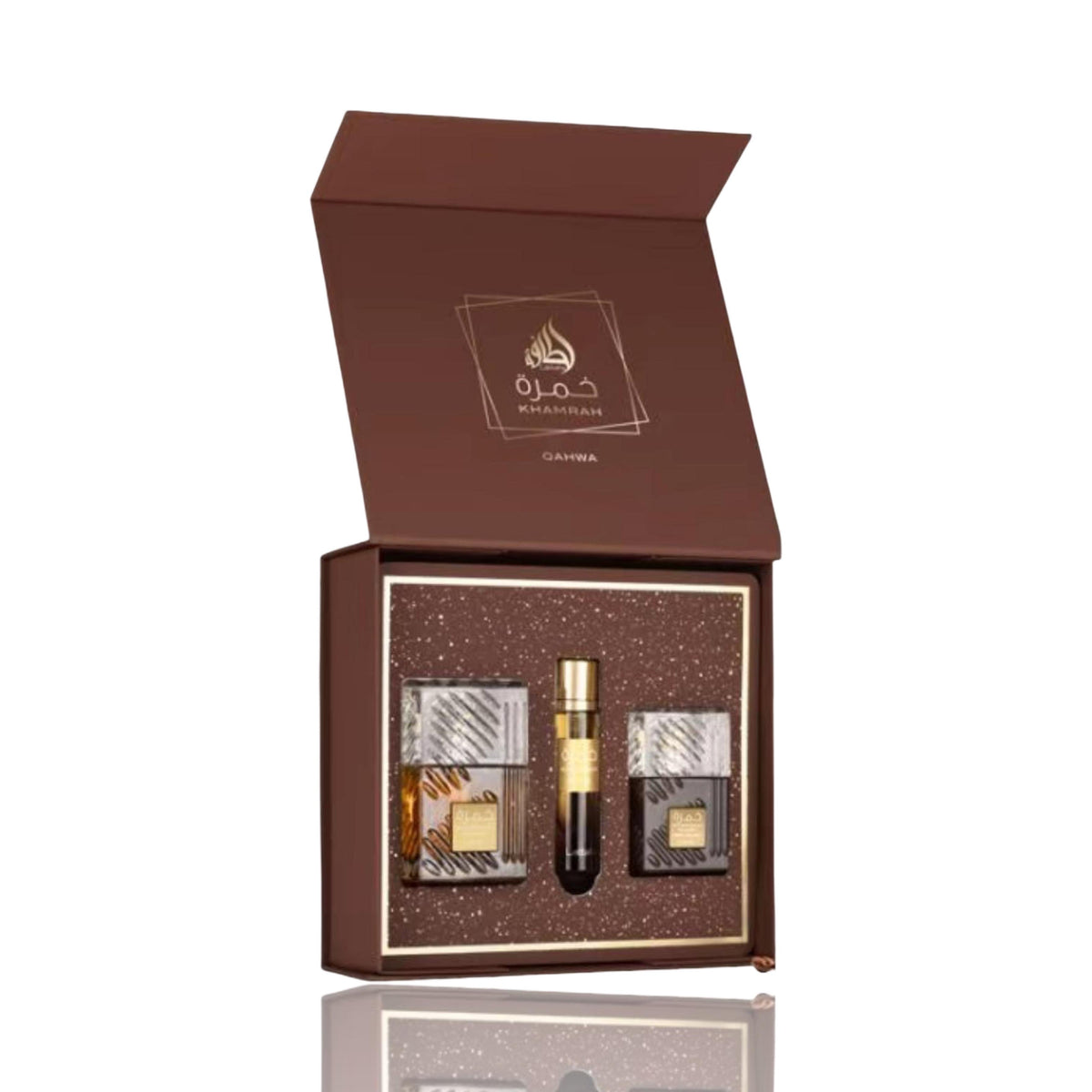 Khamrah Qahwa | 3pc Gift Set | by Lattafa – FilledWithBarakah