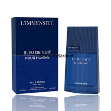 Load image into Gallery viewer, L’Immensité Blue De Nuit Pour Homme | Eau De Parfum 100ml | by Milestone Perfumes