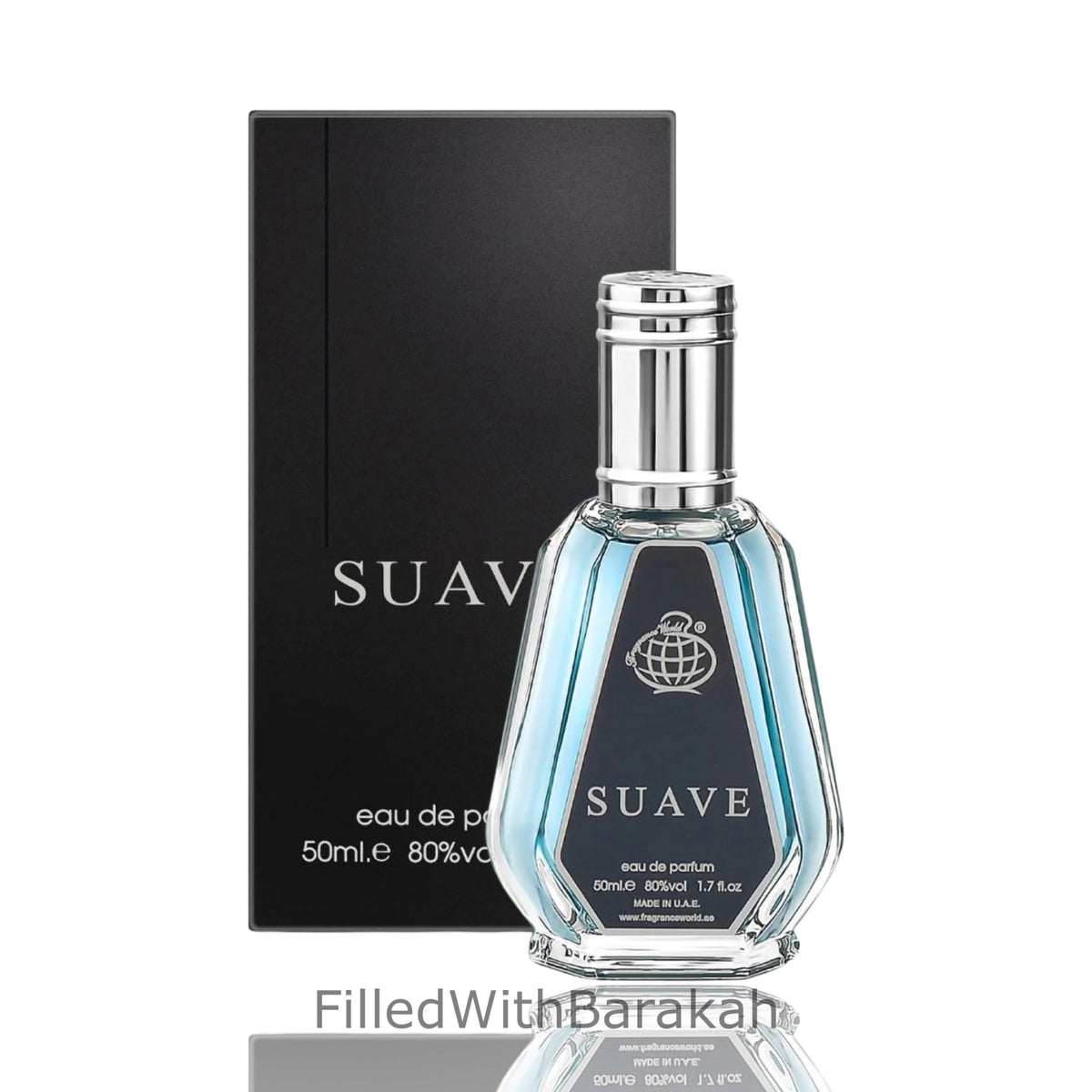 Suave Eau De Parfum 50ml by Fragrance World *Inspired By Sauvage*