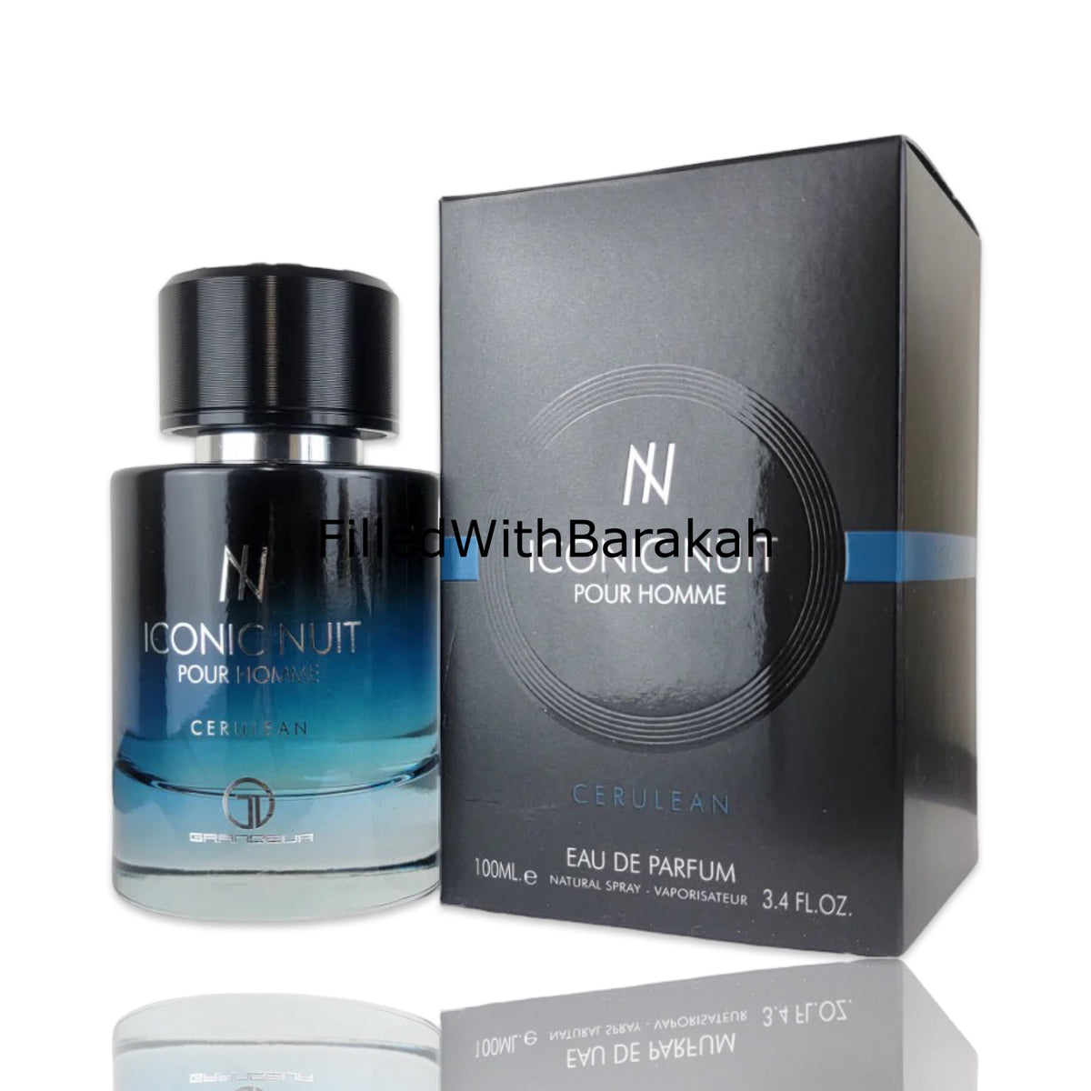 Iconic Nuit Pour Homme Cerulean | Eau De Parfum 100ml | by