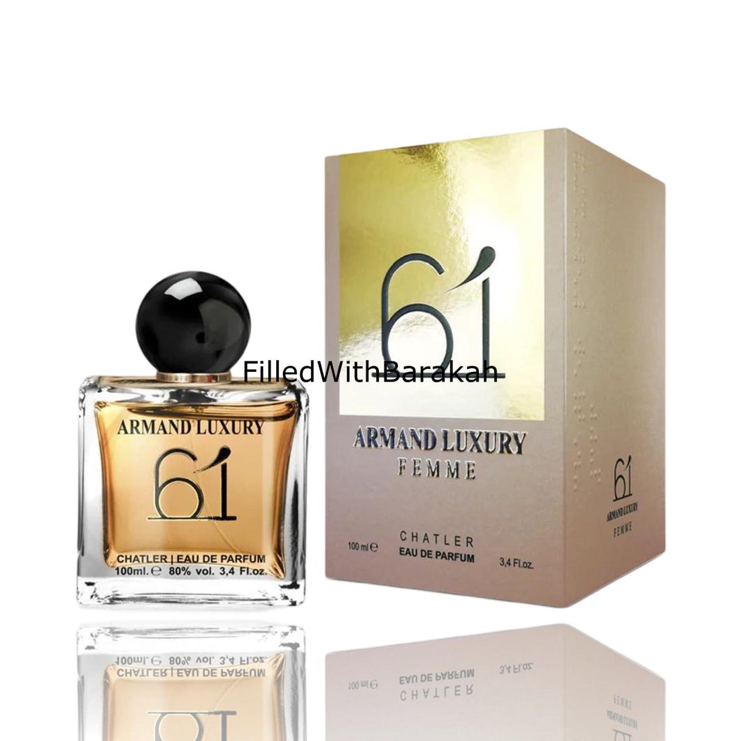 Armand Luxury 61 | Eau De Parfum 100ml | by Chatler