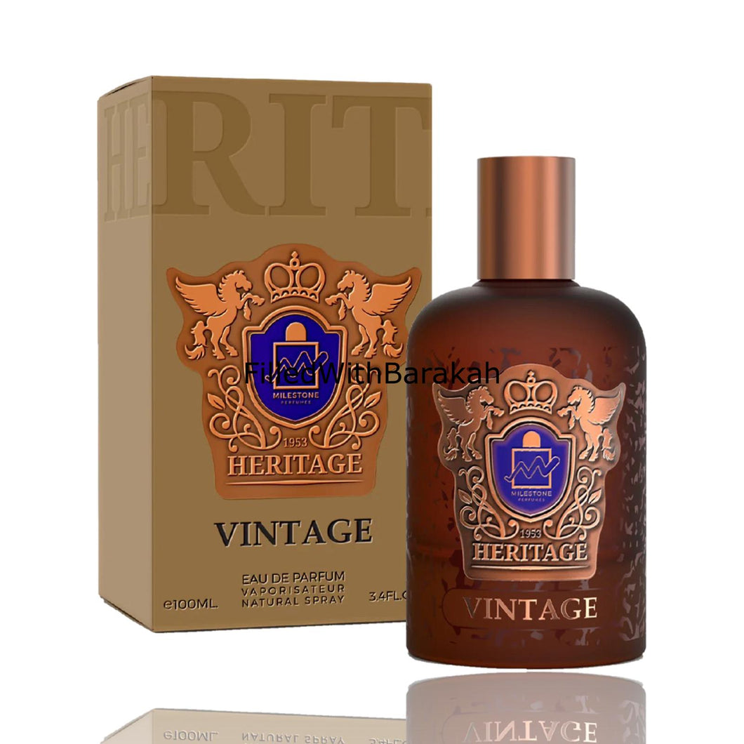 Heritage Vintage | Eau De Parfum 100ml | by Milestone Perfumes