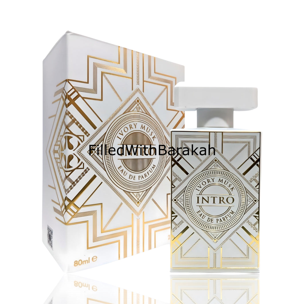 Intro Ivory Musk | Eau De Parfum 80ml | by Fragrance World *Inspired By Musk Therapy*