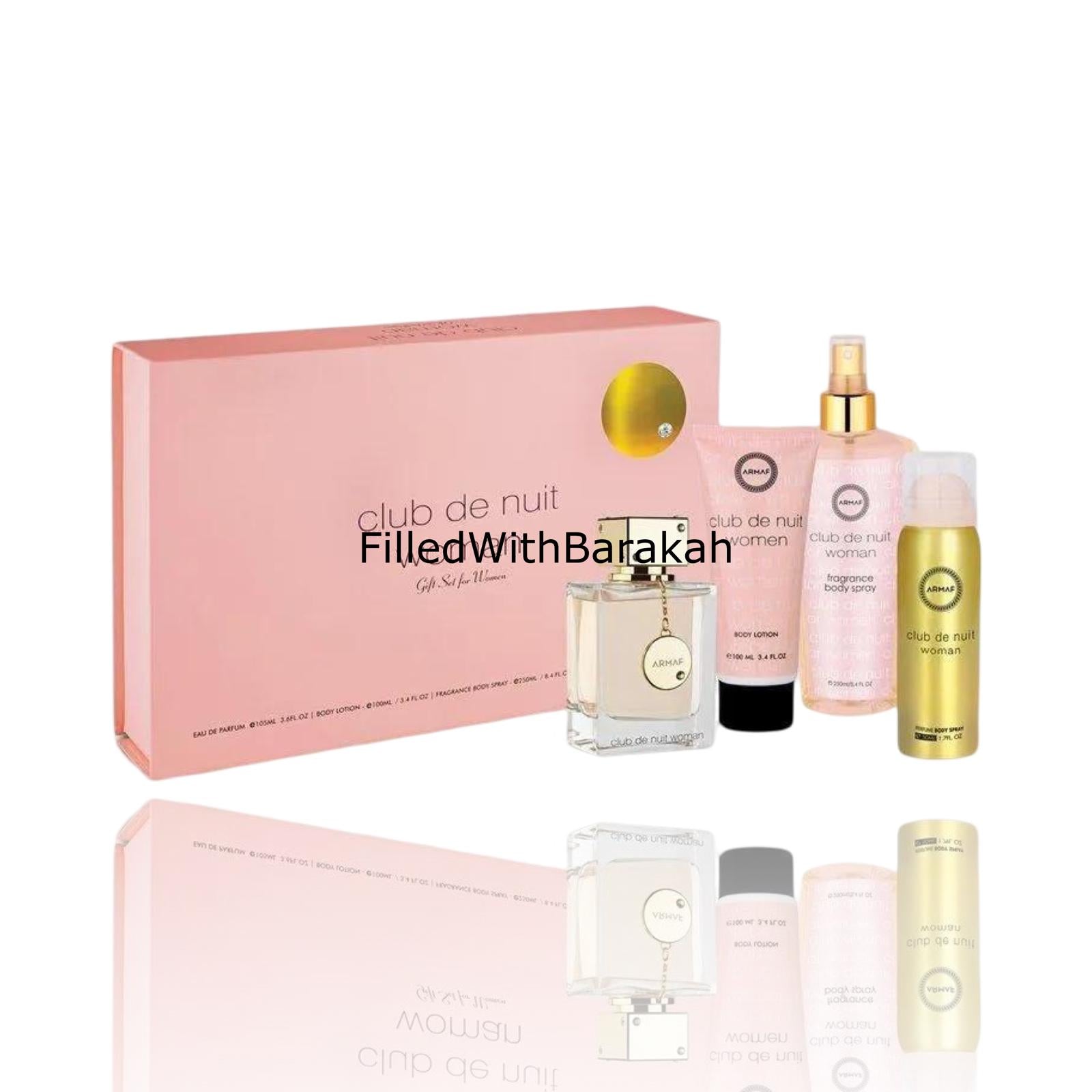 Eau De Parfum Armaf Club De Nuit - Coffret Mixte 105 Ml, Longue Tenue, Neuf Sous Boîte, Origine Émirats