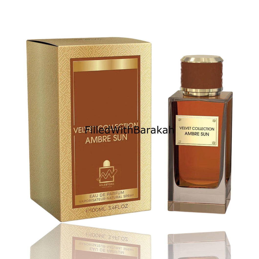 Ambre Sun (Velvet Collection) | Eau De Parfum 100ml | by Milestone Perfumes