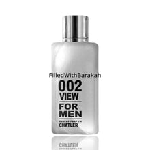 Caricare l&#39;immagine nel visualizzatore Galleria, 002 View Men | Eau De Parfum 100ml | by Chatler
