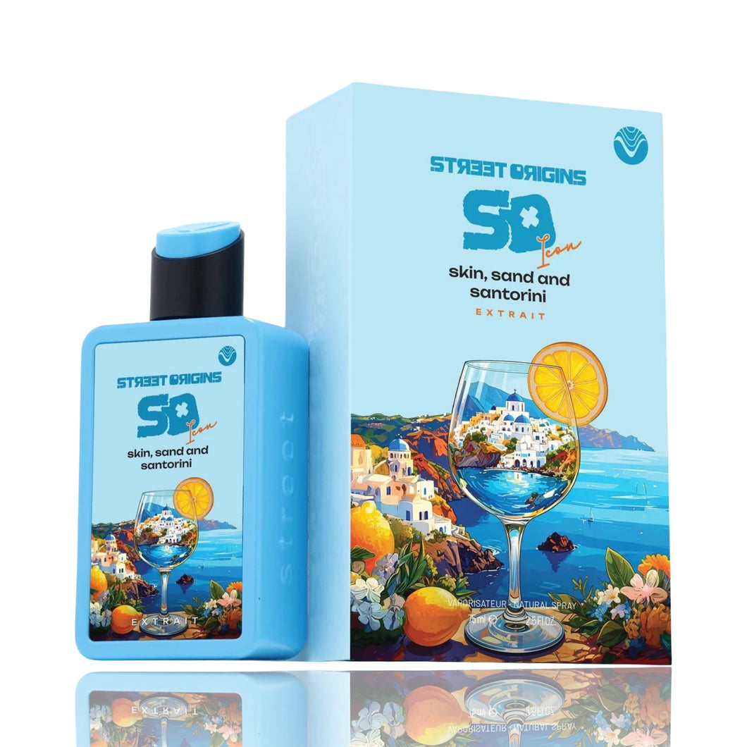 Skin, Sand And Santorini | Extrait De Parfum 75ml | by Street Origins