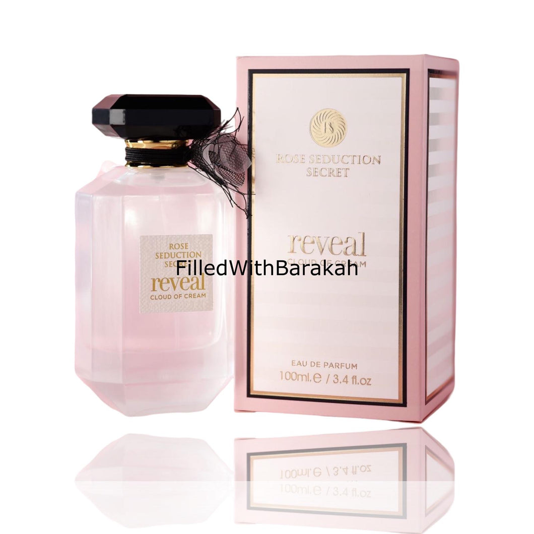 Rose Seduction Secret Reveal Cloud Of Cream | Eau De Parfum 100ml | by Fragrance World