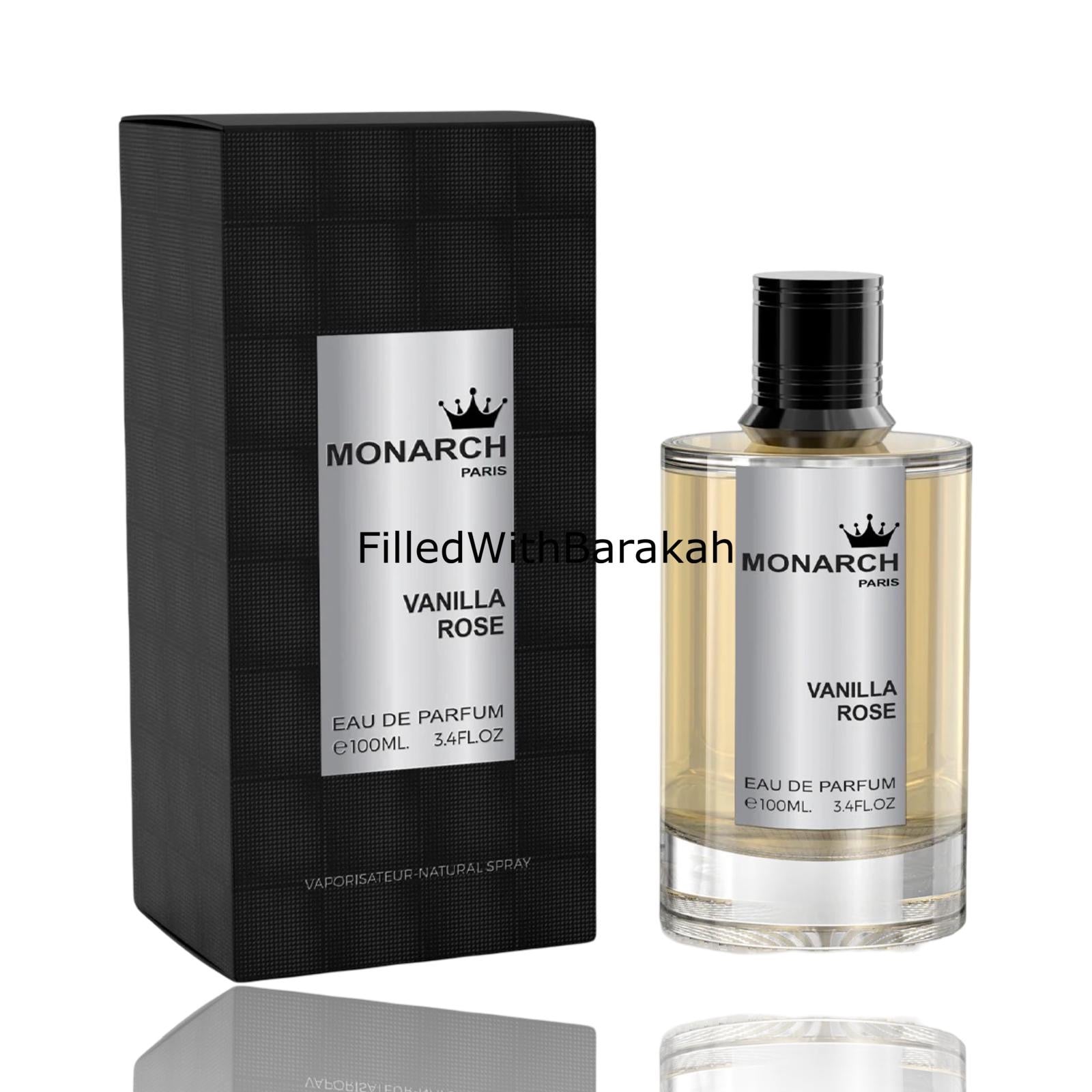 Emper Vanilla Rose Parfüm – 100 Ml, Warmer Blumiger Duft | Unisex, Langanhaltend, Inspiriert Von Paris