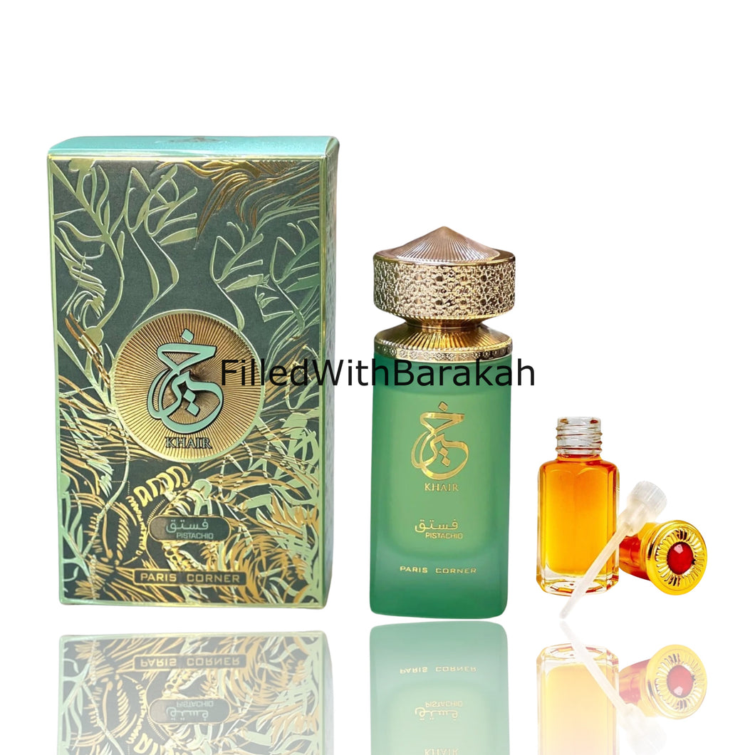 Khair Pistachio 100ml Perfume + Yum Pistachio Gelato 12ml Concentrated Perfume Oil
