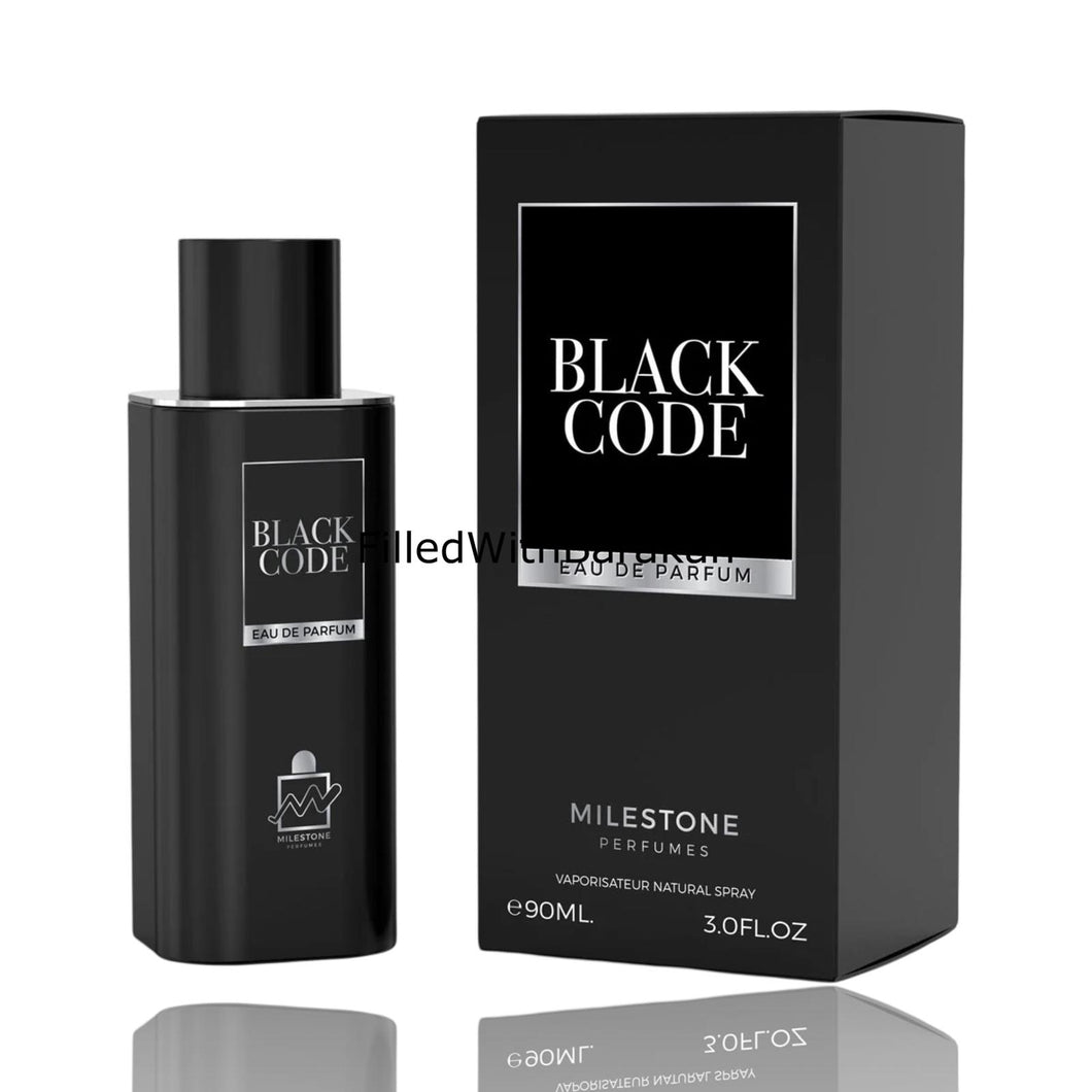 Black Code | Eau De Parfum 90ml | by Milestone Perfumes