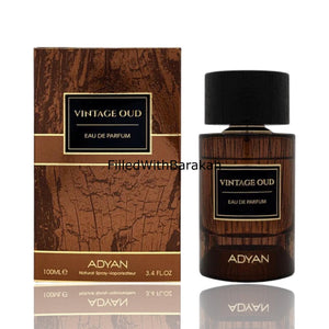 Vintage Oud | Eau De Parfum 100ml | by Asten