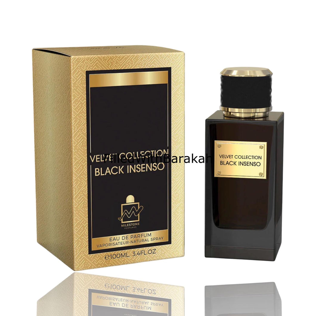 Black Insenso (Velvet Collection) | Eau De Parfum 100ml | by Milestone Perfumes