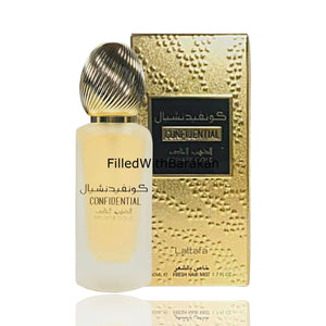 Confidential Gold | Hair Mist 50ml | by Lattafa