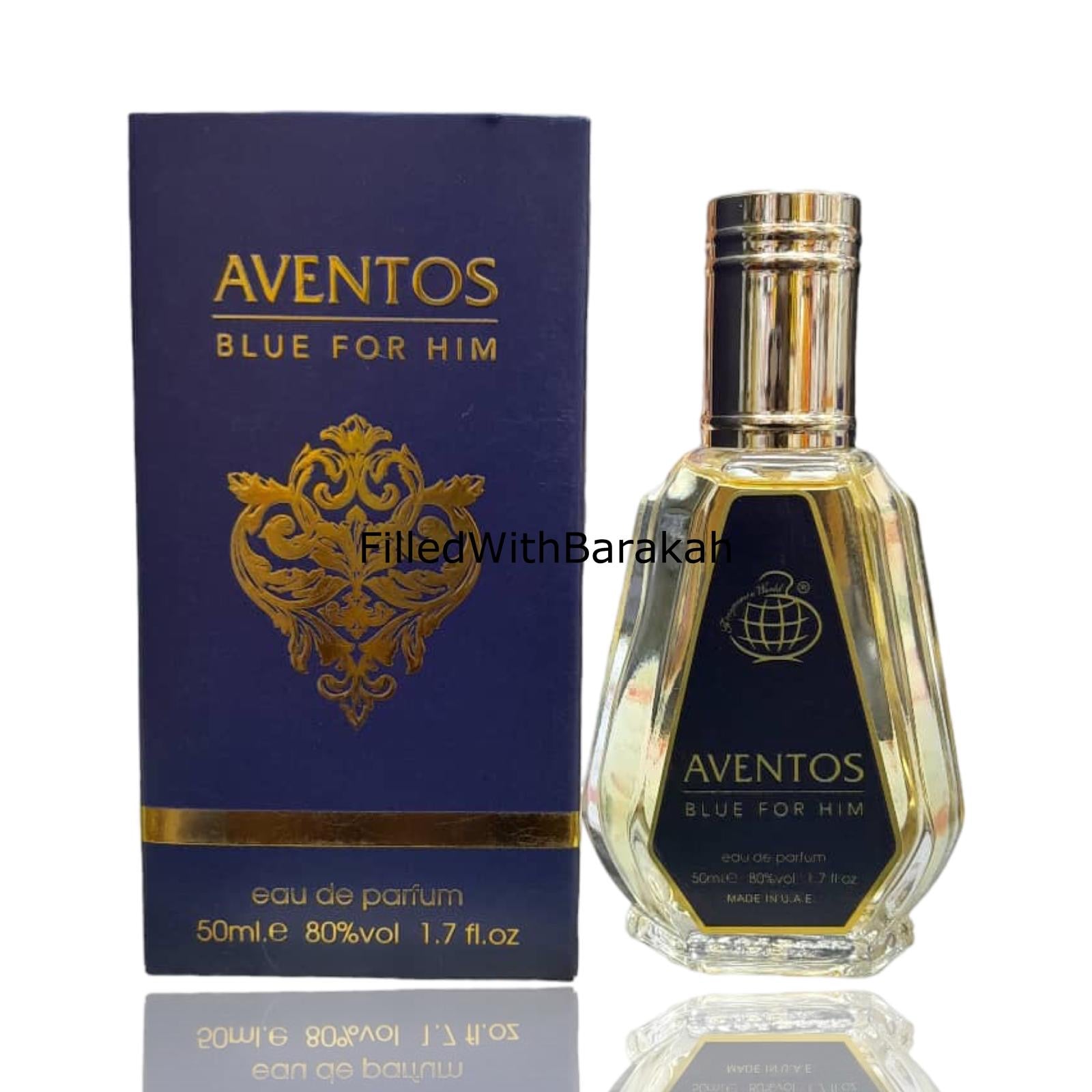 Aventos Blue Eau De Parfum 50ml by Fragrance World