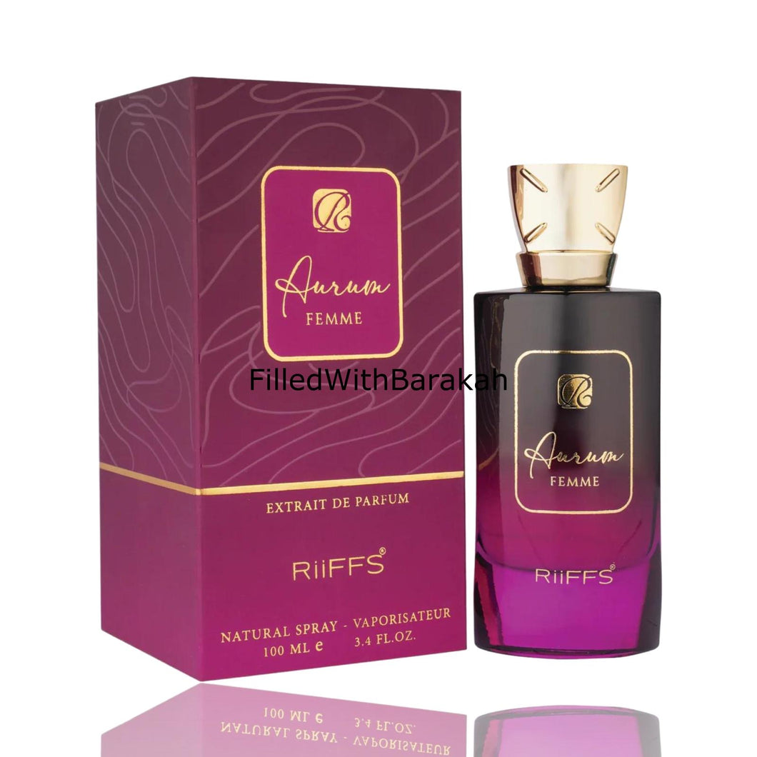 Aurum Femme | Extrait De Parfum 100ml | by Riiffs