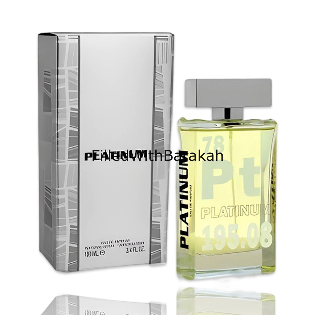 Platinum | Eau De Parfum 100ml | by Fragrance World