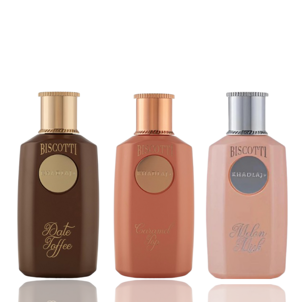Luxury Fragrance Trio | Biscotti Bundle | By Khadlaj