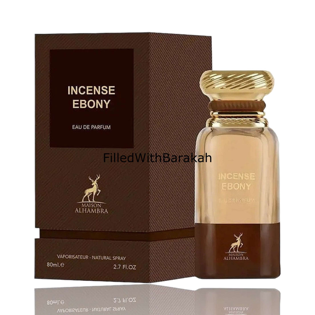 Incense Ebony | Eau De Parfum 80ml | by Maison Alhambra