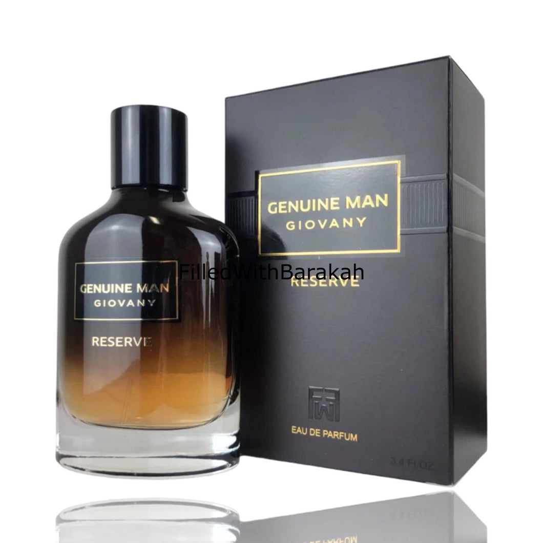 Genuine Man Giovany Reserve | Eau De Parfum 100ml | by Fragrance World