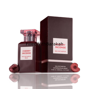 Cherry Incense | Eau De Parfum 80ml | by Fragrance World *Inspired By Cherry Smoke*