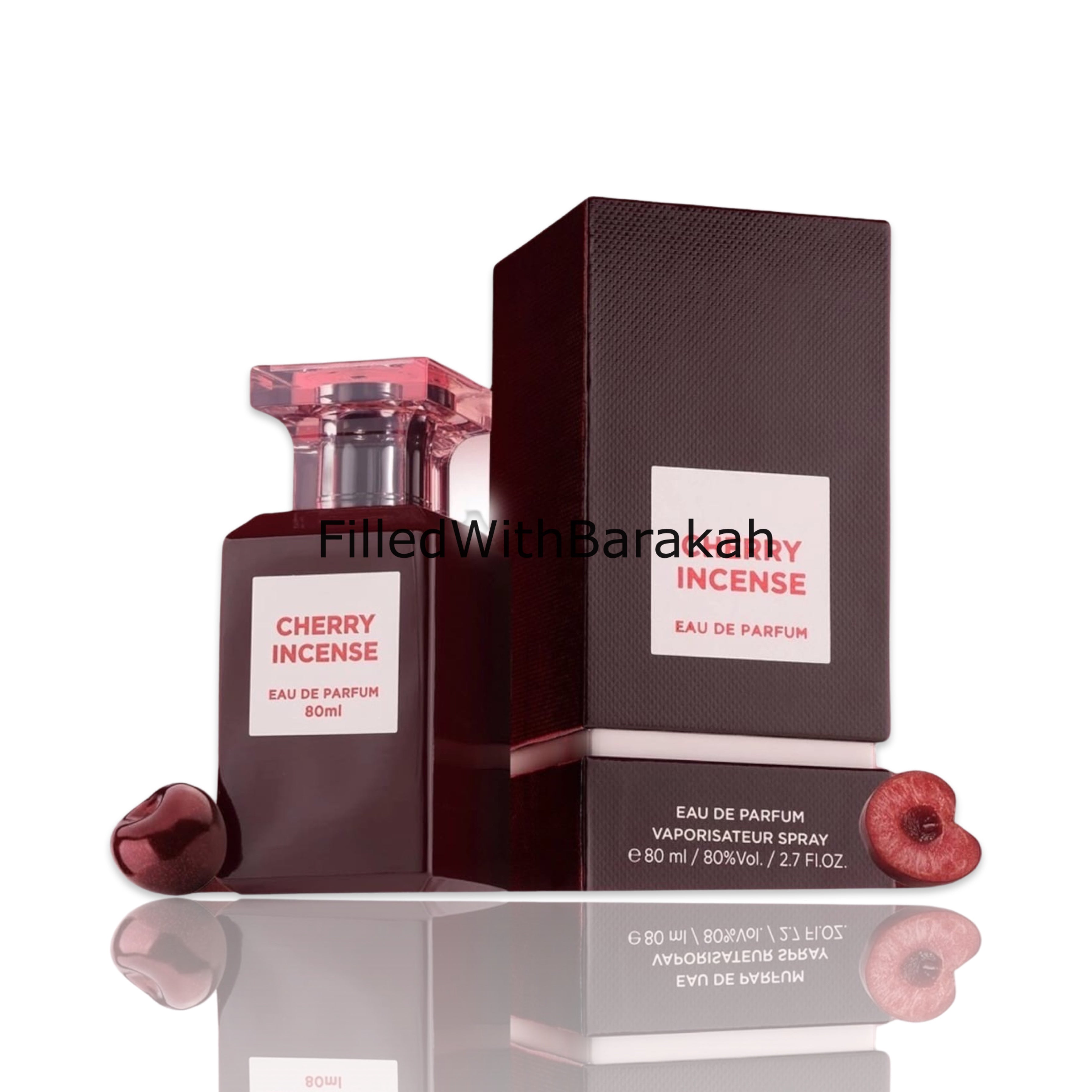 Cherry Incense | Eau De Parfum 80ml | by Fragrance World *Inspired