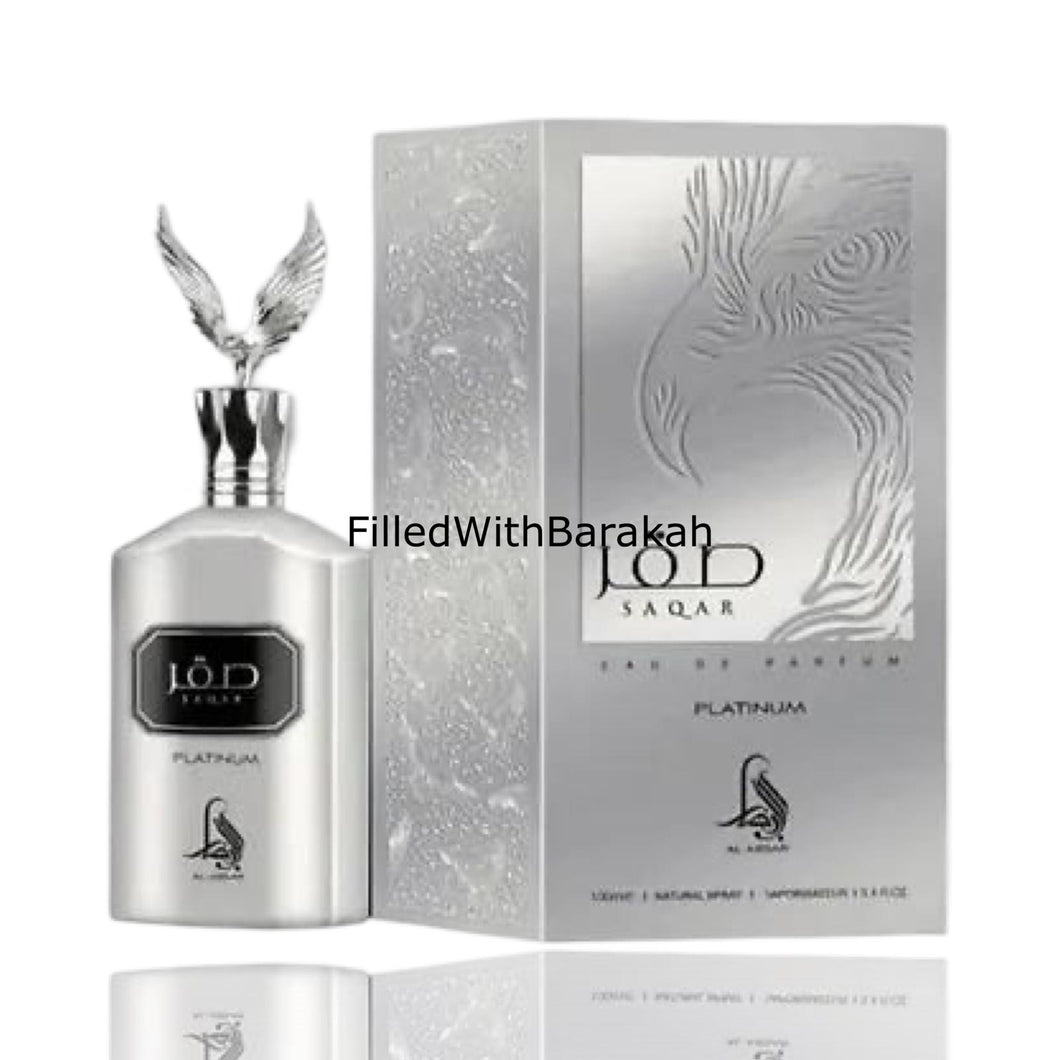 Saqar Platinum | Eau De Parfum 100ml | by Al Absar