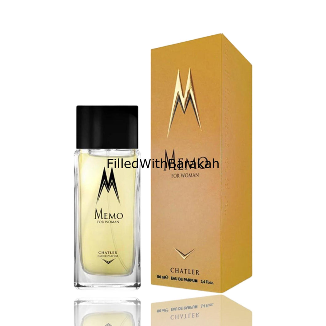 Memo Woman | Eau De Parfum 100ml | by Chatler