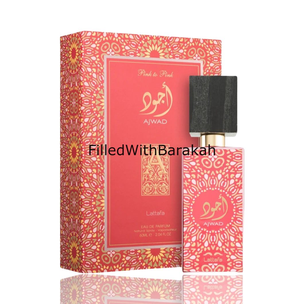 Ajwad Pink To Pink | Eau De Parfum 60ml | by Lattafa
