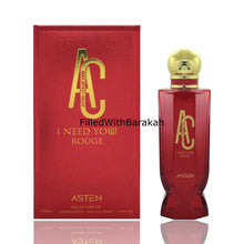 Lataa kuva Galleria-katseluun, I Want You Rouge | Eau De Parfum 100ml | by Asten
