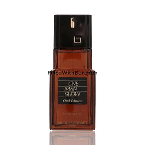 One Man Show Oud Edition | Eau De Toilette 100ml | By Jacques Bogart