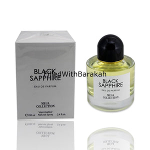Black Sapphire | Eau De Parfum 100ml | by Ard Al Zaafaran (Mega Collection) *Inspired By Black Saffron*