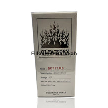 Load image into Gallery viewer, Olfactory Bonfire | Eau De Parfum 100ml | by Fragrance World *Inspired By The Fireplace*
