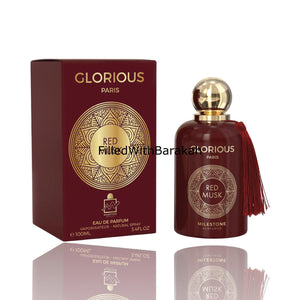 Glorious Paris Red Musk | Eau De Parfum 100ml | by Milestone Perfumes