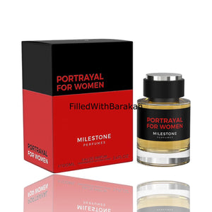 Portrayal For Woman | Eau De Parfum 100ml | by Milestone Perfumes