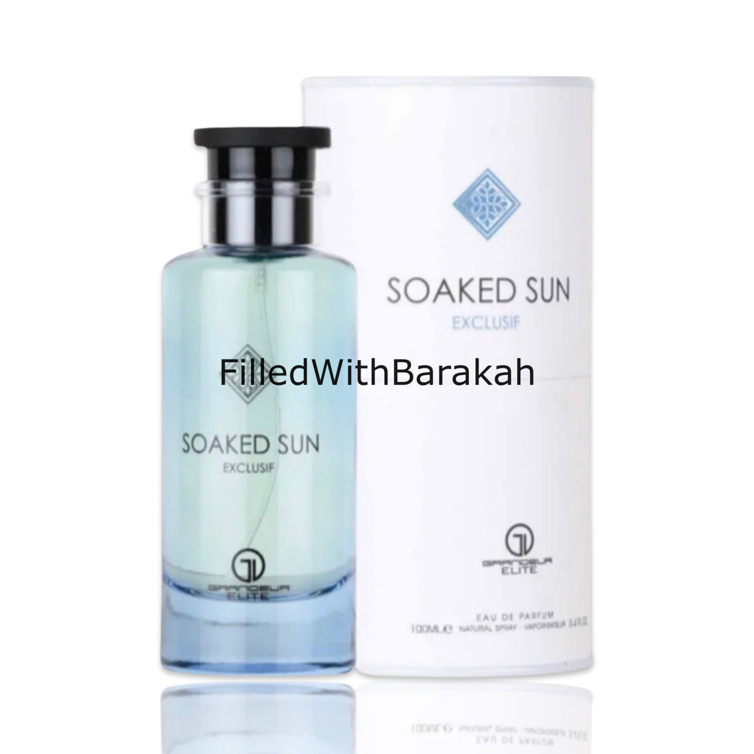 Soaked Sun Exclusif | Eau De Parfum 100ml | by Grandeur (Al Wataniah) *Inspired By Afternoon Swim*