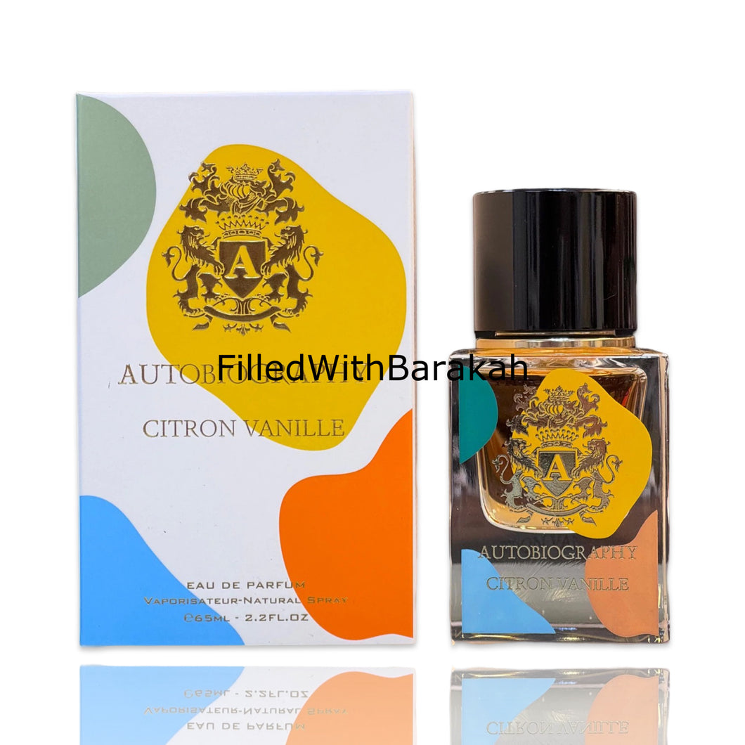 Citron Vanille | Eau De Parfum 65ml | by Auto Biography (Paris Corner)