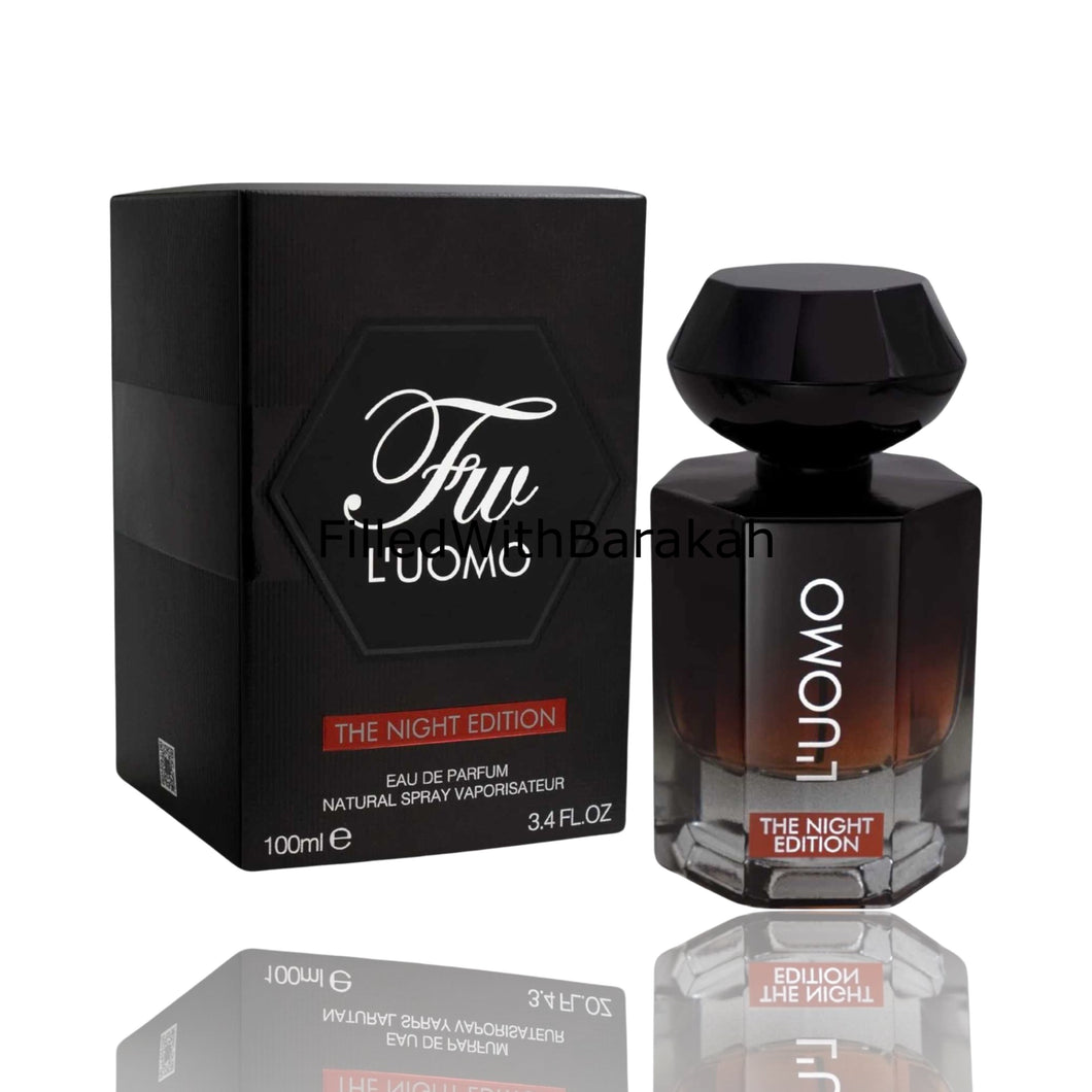 Fw L’Uomo Night Edition | Eau De Parfum 100ml | by Fragrance World *Inspired By La Nuit De L’Homme*