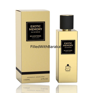 Exotic Memory | Eau De Parfum 80ml | by Milestone Perfumes