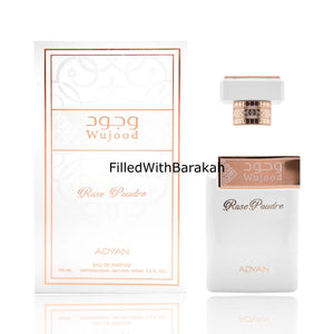 Wujood Rose Paudre | Eau De Parfum 100ml | by Adyan