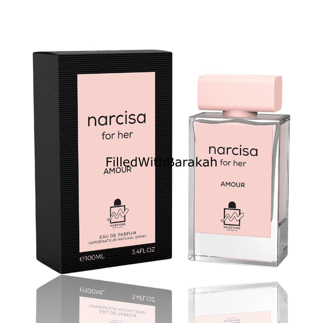 Narcisa For Her Amour | Eau De Parfum 100ml | by Milestone Perfumes