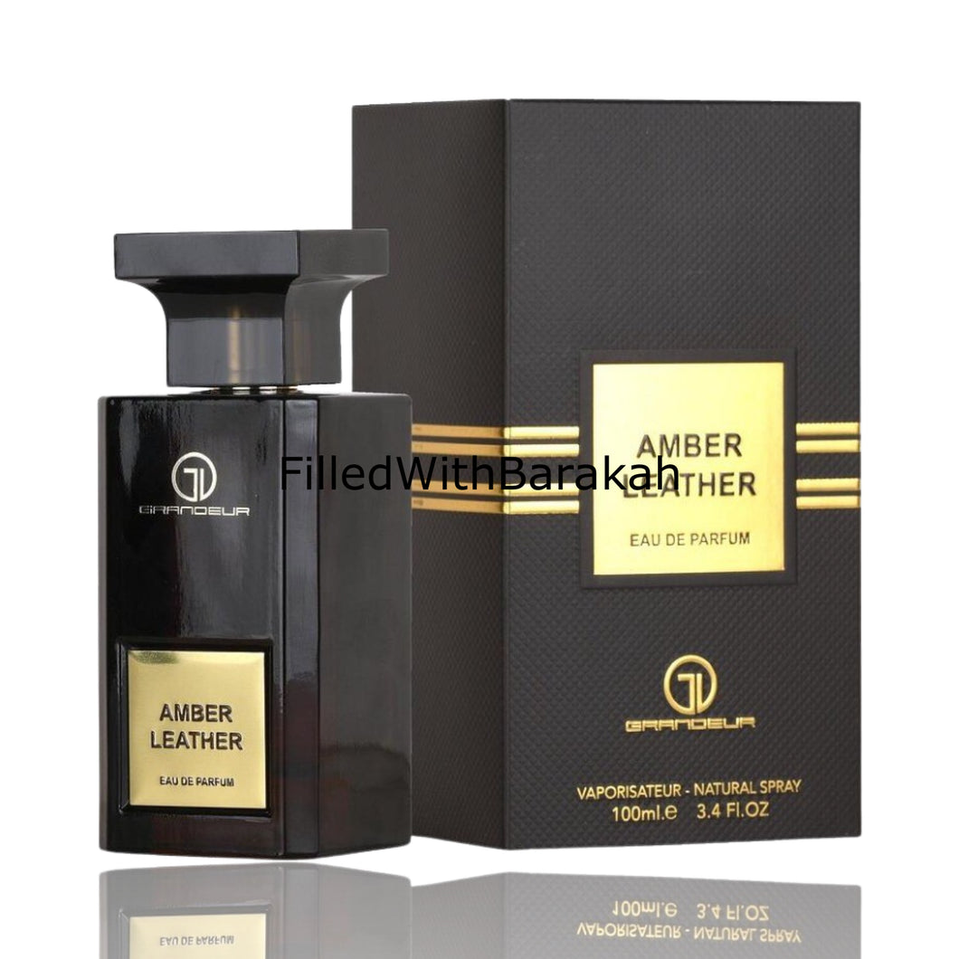 Amber leather | Eau De Parfum 100ml | by Grandeur (Al Wataniah)