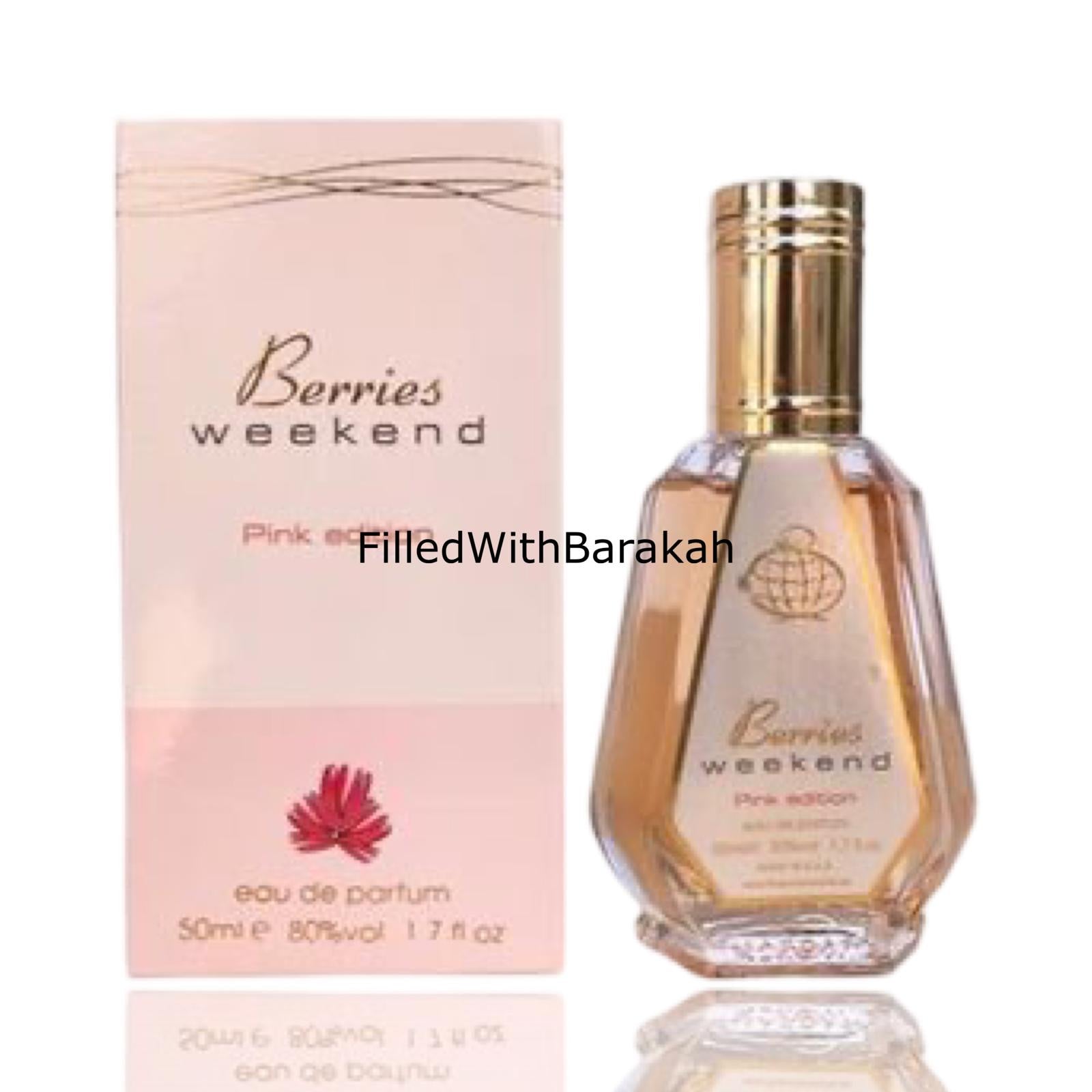 Berries Weekend Pink Edition | Eau De Parfum 50ml | by Fragrance World –  FilledWithBarakah