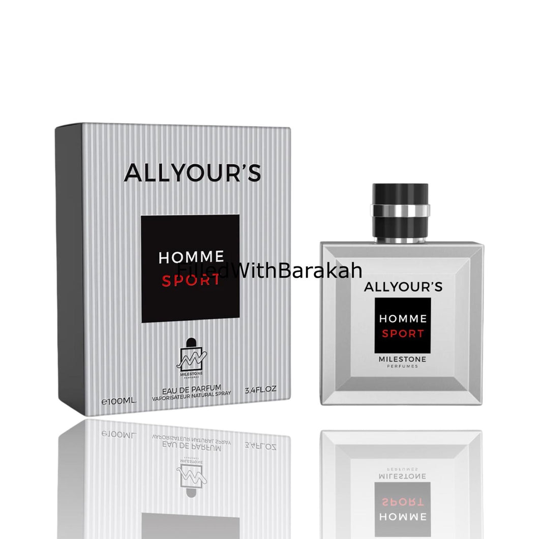 All Yours Sport | Eau De Parfum 100ml | by Milestone Perfumes