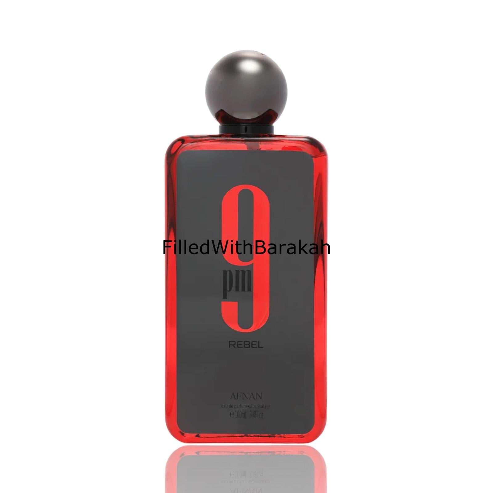 9pm Rebel | Eau De Parfum 100ml | by Afnan – FilledWithBarakah
