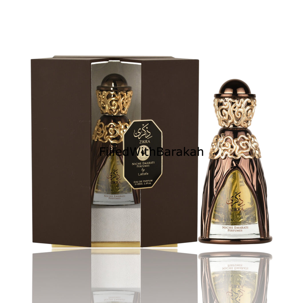 Zikra | Eau De Parfum 100ml | by Niche Emarati Perfumes (Lattafa)