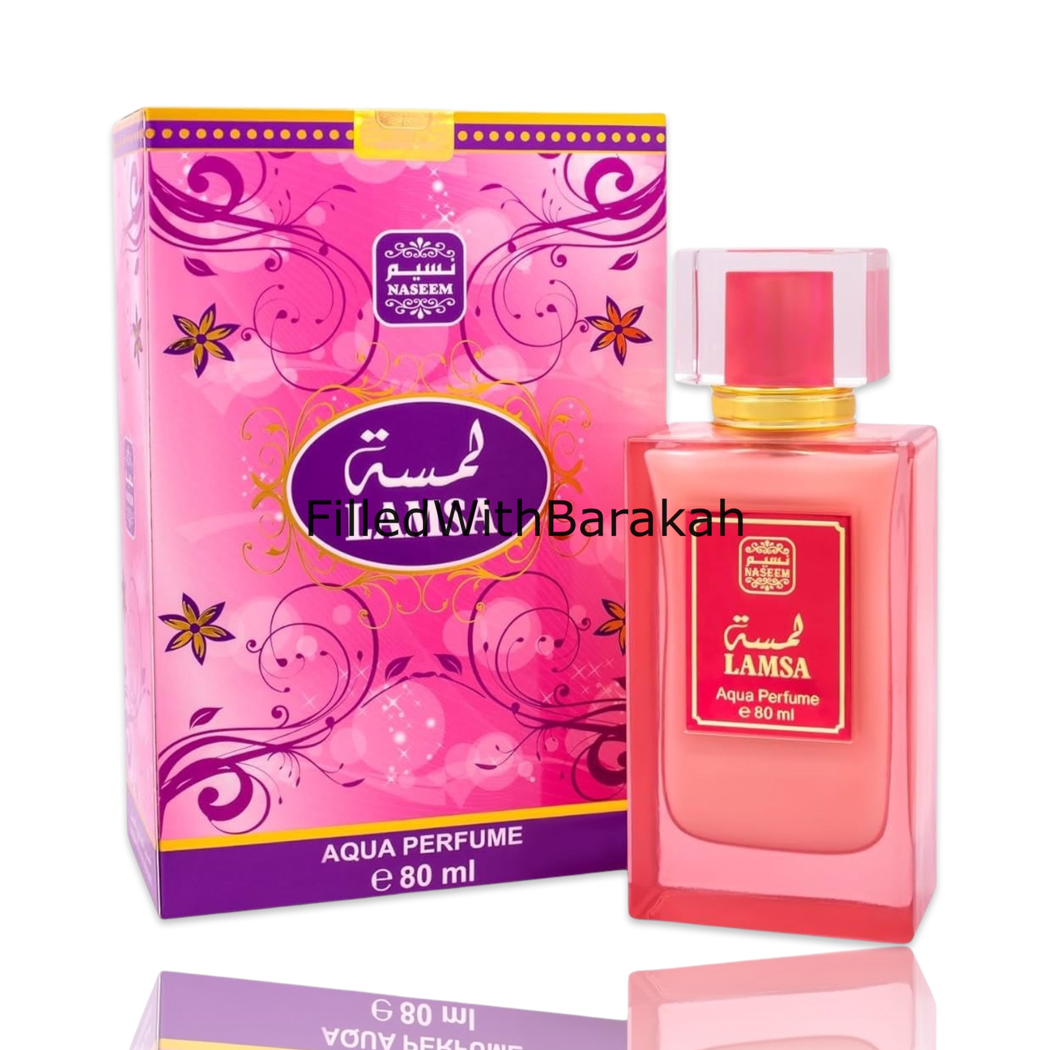 Lamsa Aqua Water Perfume 80ml by Naseem Al Hadaeq