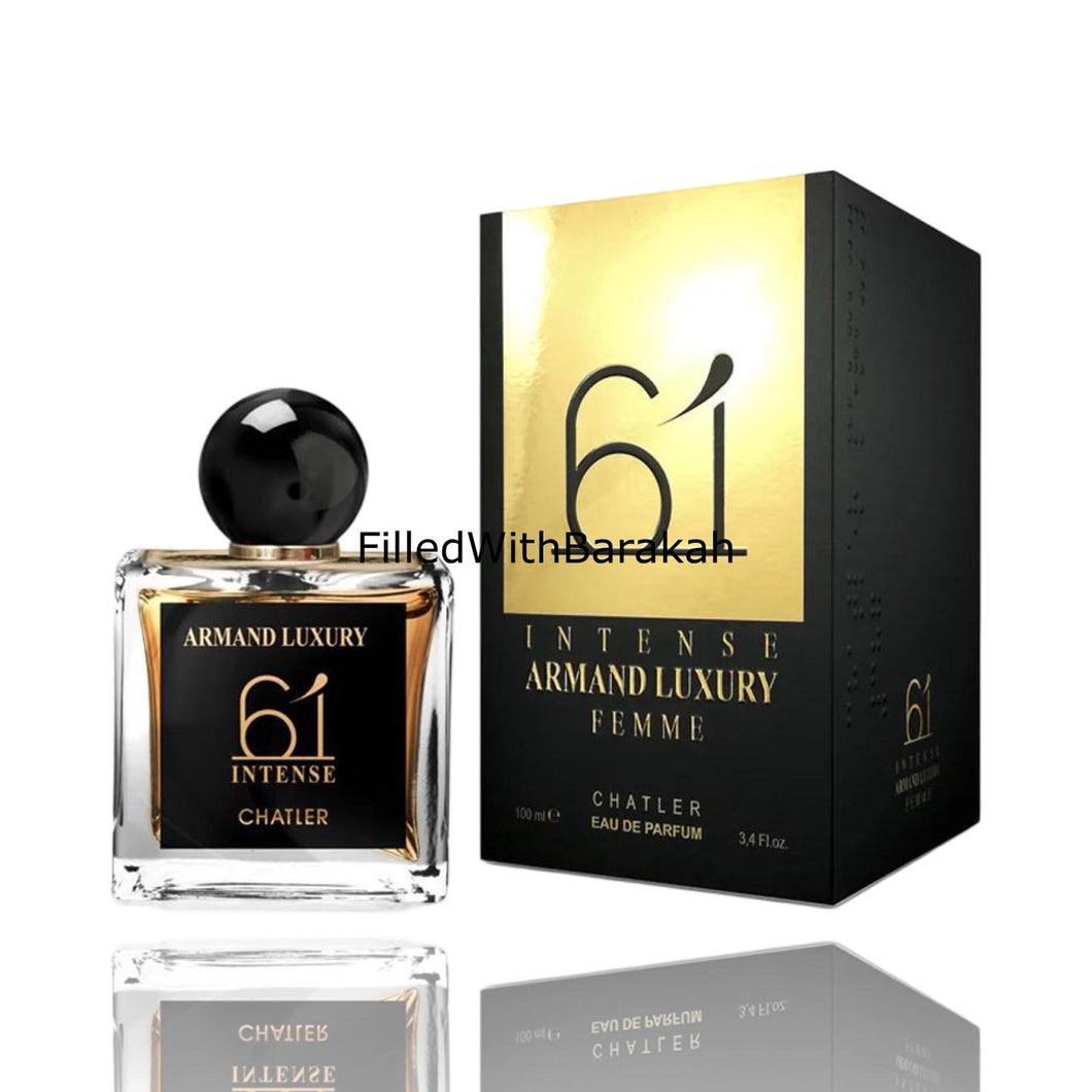 Armand Luxury 61 Intense | Eau De Parfum 100ml | by Chatler